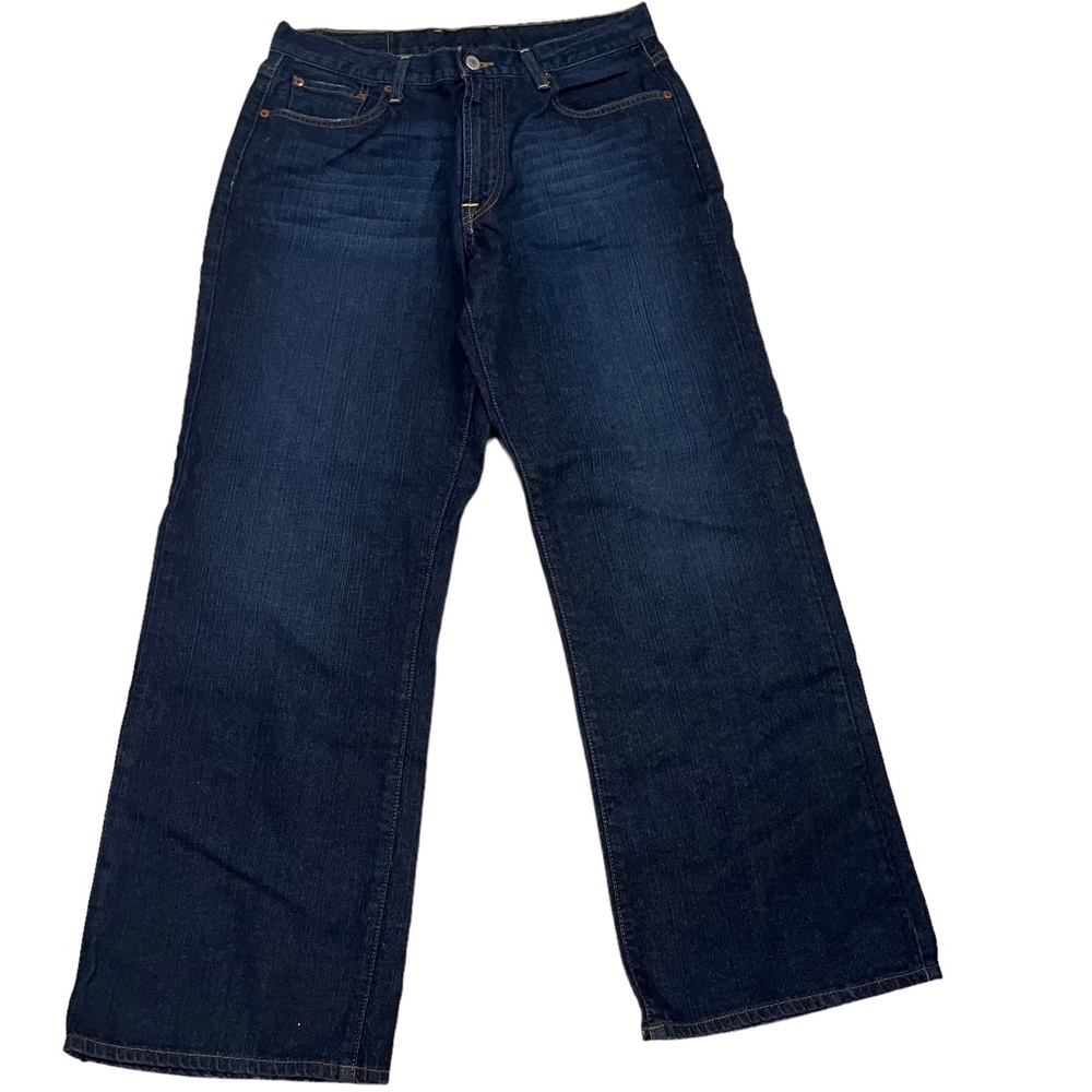Lucky Brand Dungarees Mens Boot Cut Denim Jeans Sz 32 Short